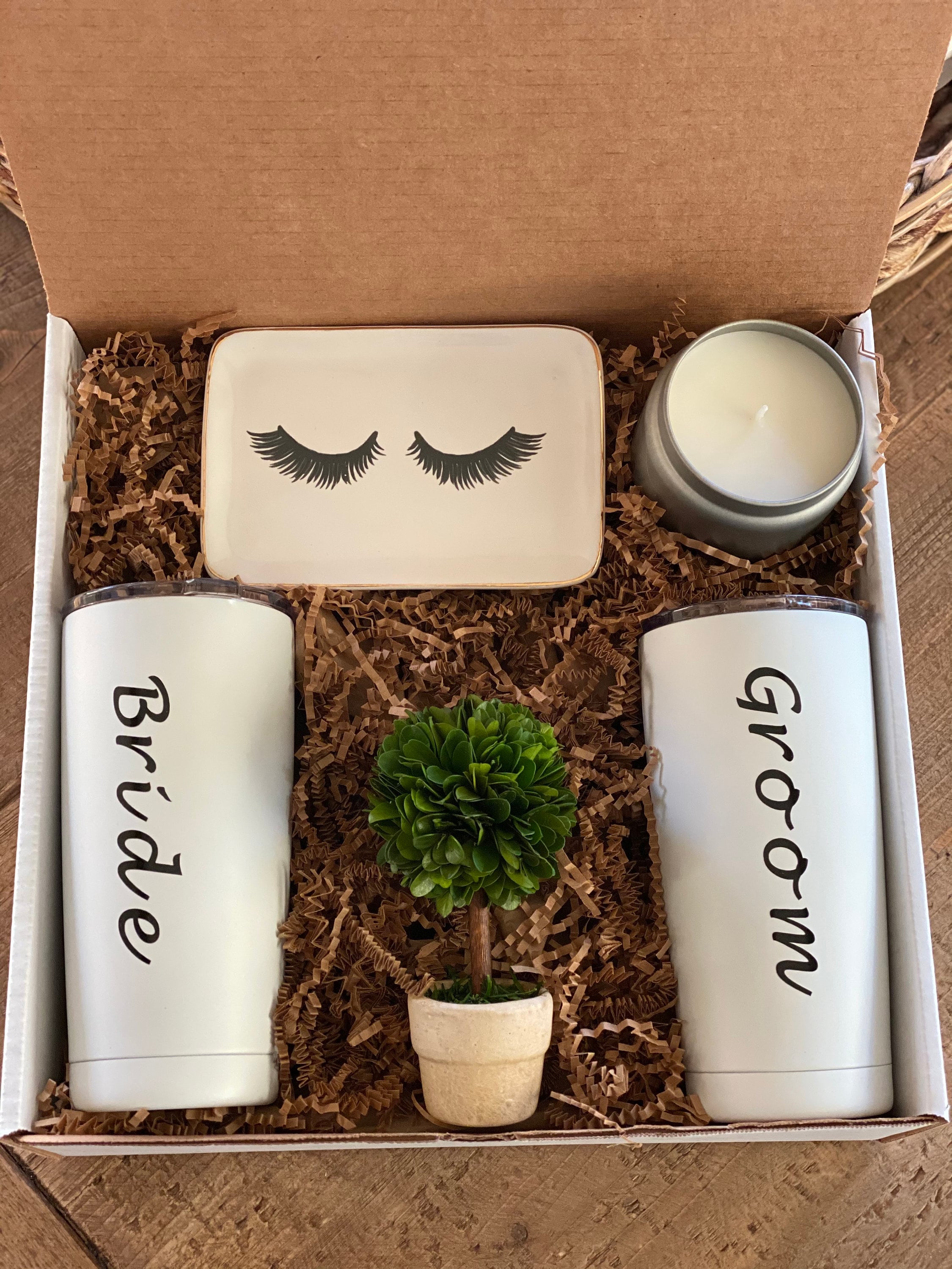 Bride & Groom gift box/bridal gift box/Bridal party Etsy