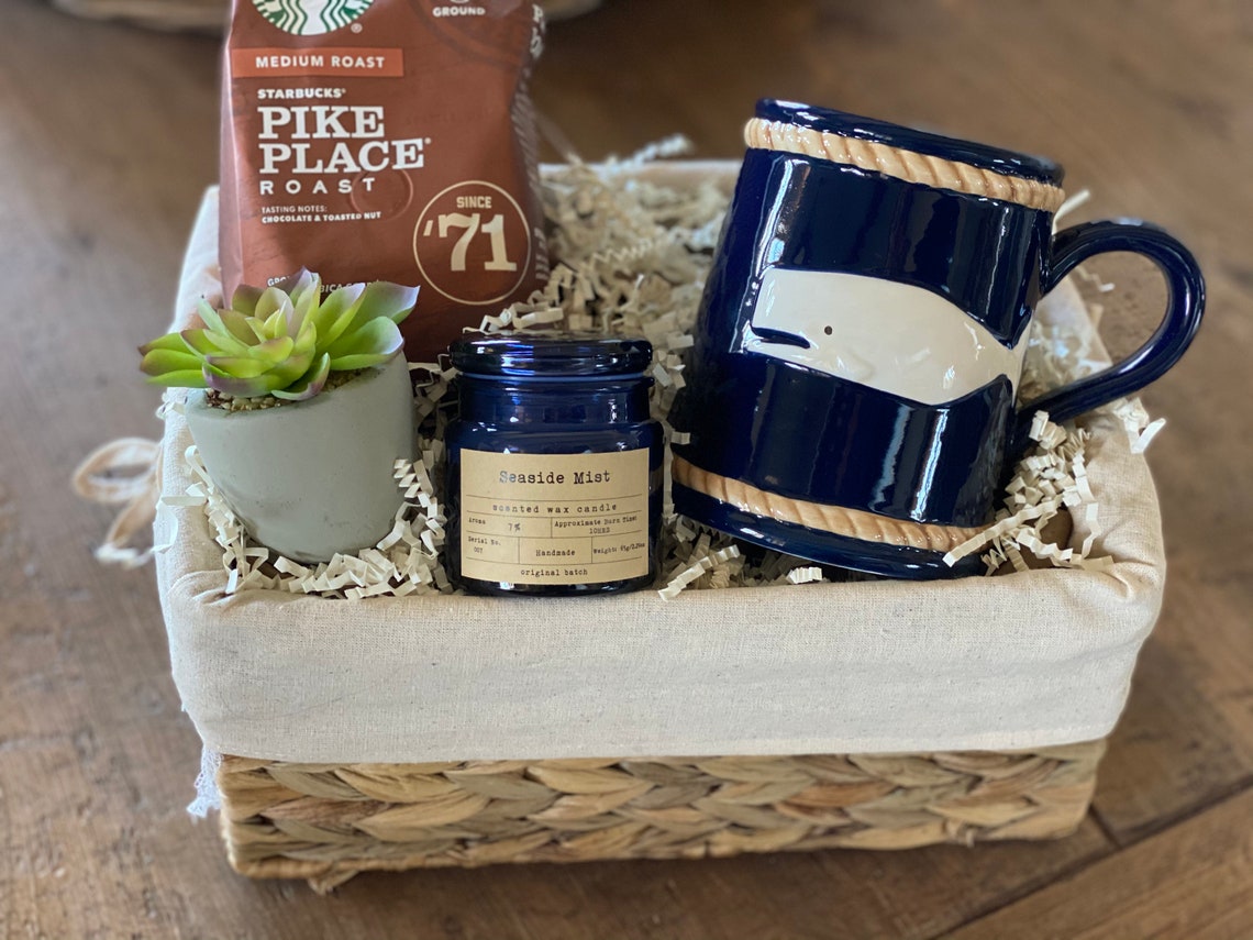 Sailing /Boating lover gift basket/Whale gift basket/Sea Etsy