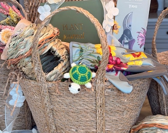 Bolsa de regalo para jardinería/Regalo para amantes de la jardinería/Amante del aire libre/Amante de las plantas/Regalo para el Día de la Madre/Bolsa de jardín hecha a mano/Herramientas de jardinería/Herramientas de jardinería de lujo