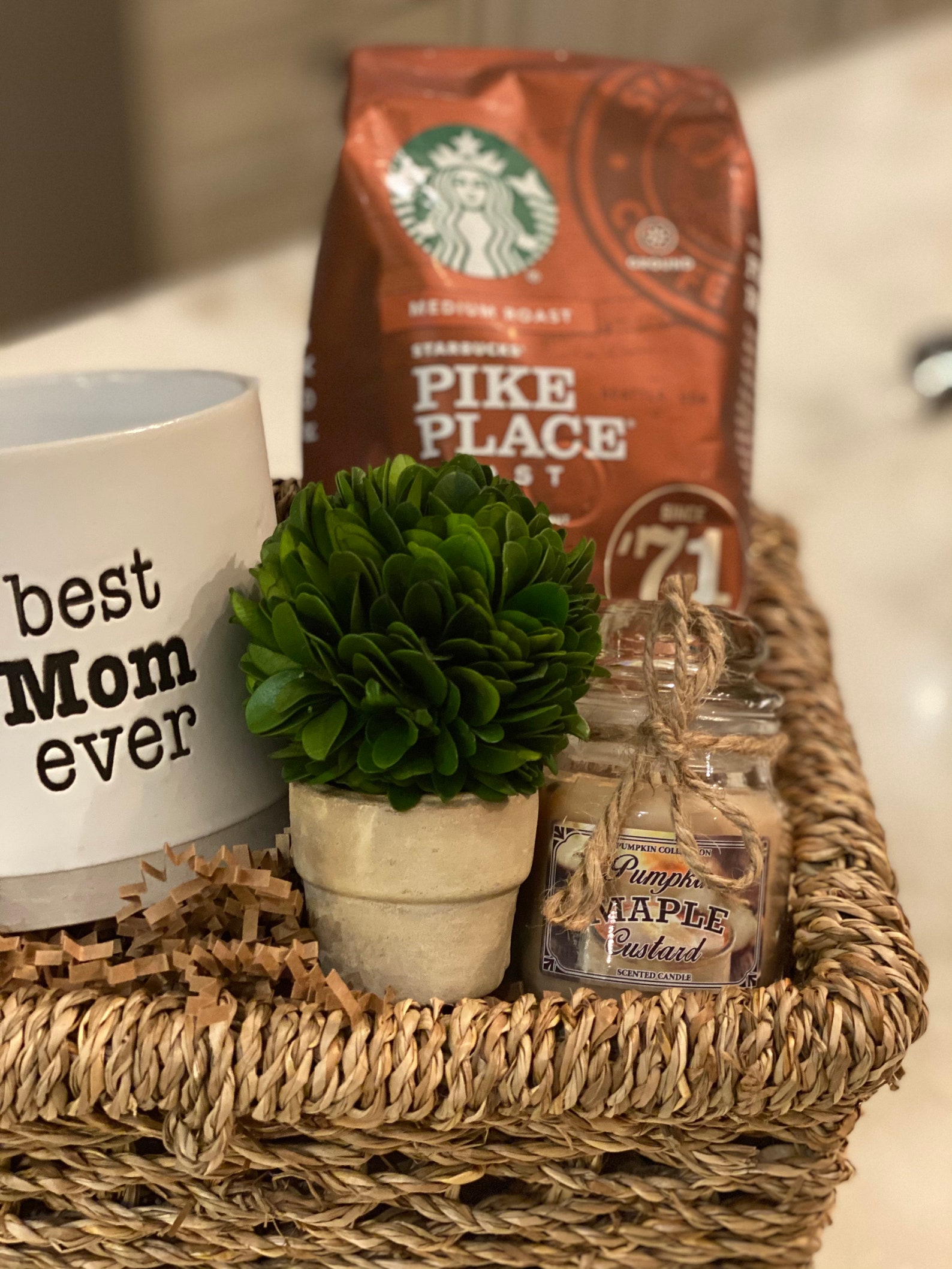 Best mom ever gift basket/Coffee lover mom / gift basket for Etsy