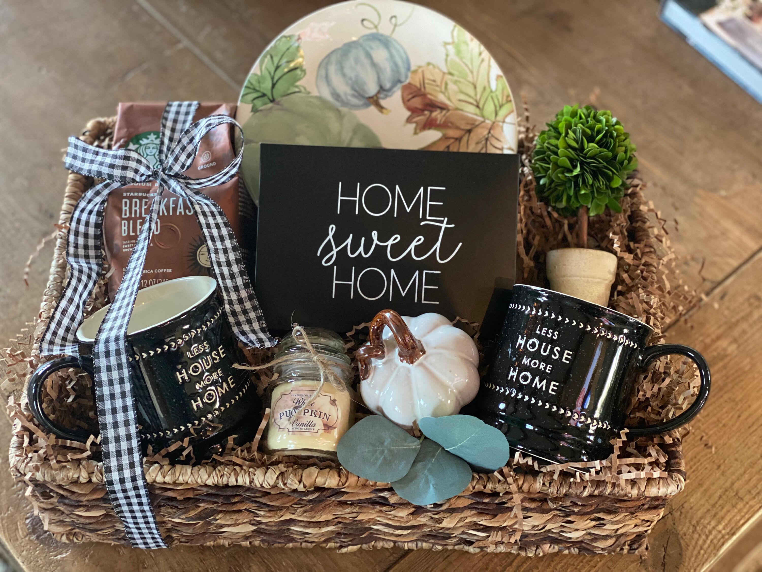 Home Sweet Home Gift Basket Gift Box New Home Gift Housewarming