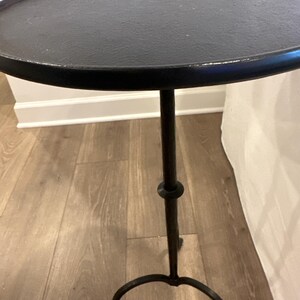 Martini table/Iron accent table/accent tables/Gold iron table/Black iron martini table/Accent furniture/Tables/Iron table/Iron tables/Iron bild 5