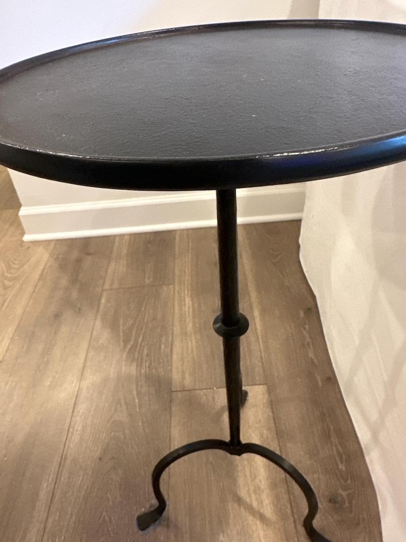 Martini table/Iron accent table/accent tables/Gold iron table/Black iron martini table/Accent furniture/Tables/Iron table/Iron tables/Iron bild 5
