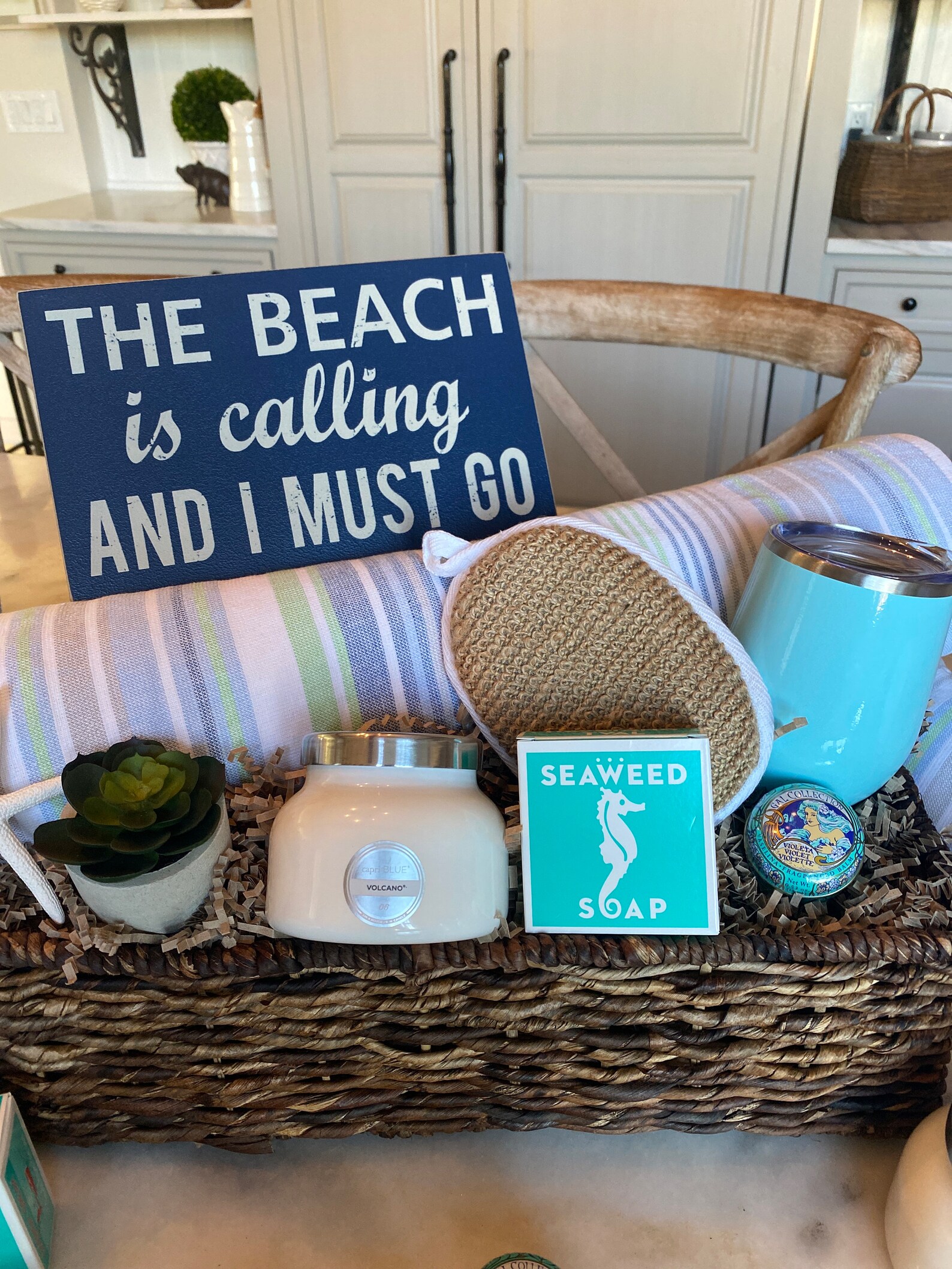 Beach/gift Baskets/beach Themed Gift/beach Lover Etsy