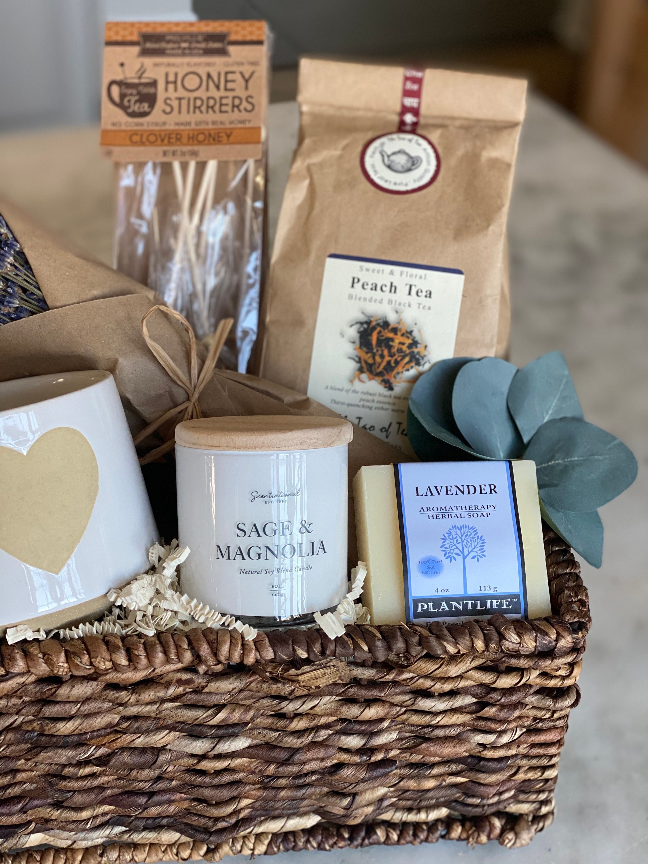 Get well soon gift basket/ Get well / Thinking of you Etsy