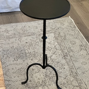 Martini table/Iron accent table/accent tables/Gold iron table/Black iron martini table/Accent furniture/Tables/Iron table/Iron tables/Iron bild 2