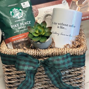 Gift Baskets/Coffee/Happy Birthday/Gifts/Thinking of you/Gift baskets/Gift boxes/Gift basket/Coffee lover/Relax/Co worker gift/Thank you
