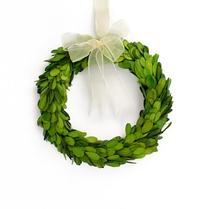 Wreath/Bridal/Preserved Boxwood wreath with ribbon/Wreaths/Boxwood wreaths/Wedding decor/Door wreath/Mini boxwood wreath/candle rings/Floral