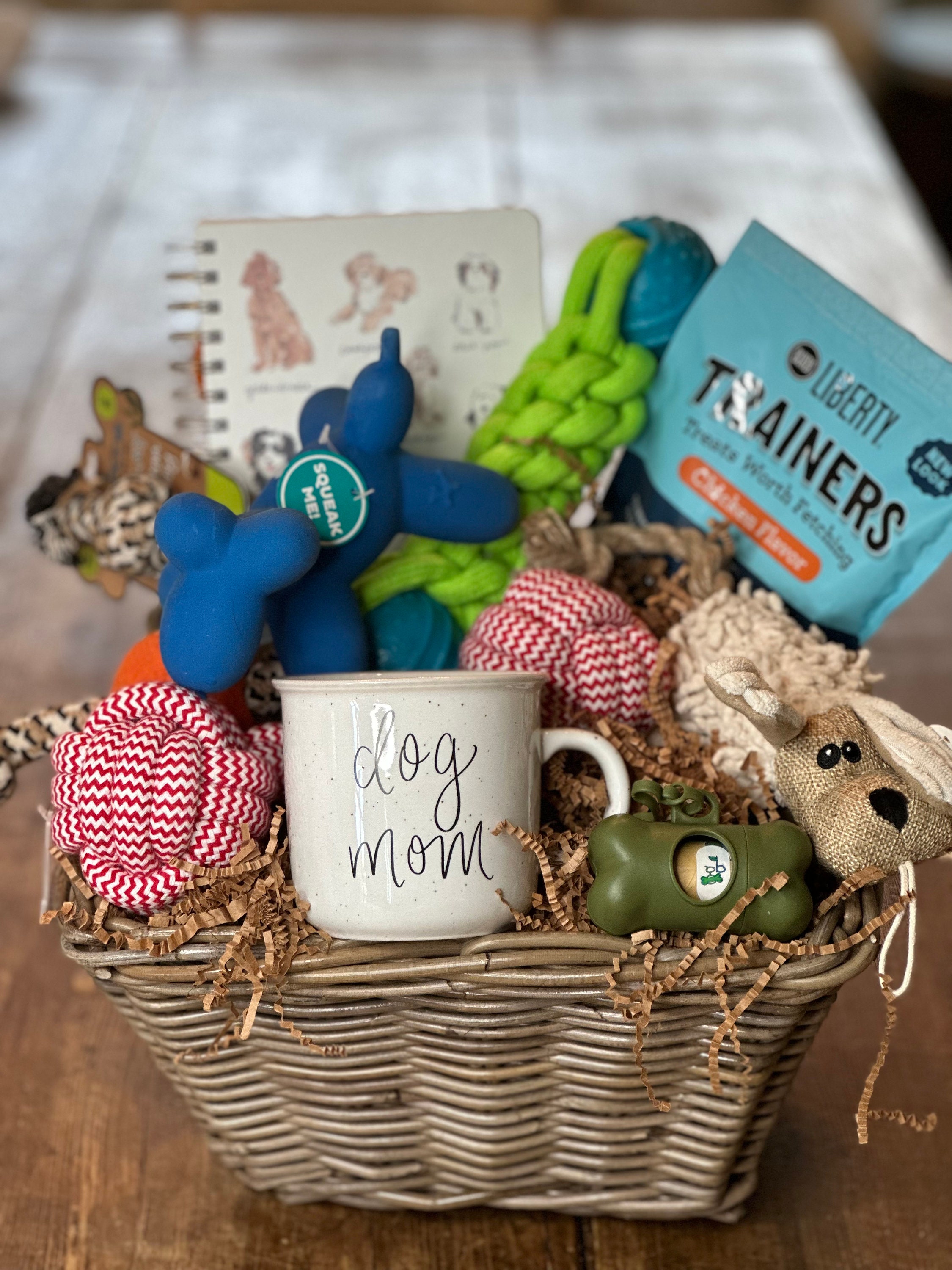 New Puppy Gift Box New Owner Dog Gift Basket Welcome Home New Dog Adoption  Gift Dog Mom Gift Puppy Care Package Dog Treat Toy Box 