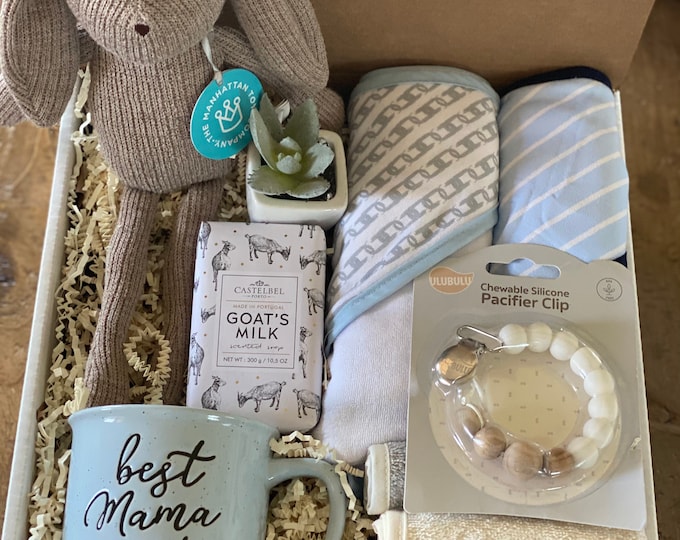 Newborn Baby Boy Gift/baby Themed Gift Box/congratulations New Baby Boy