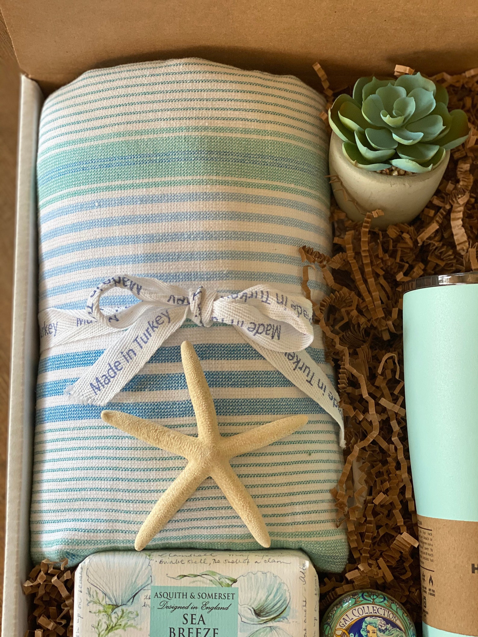 Beach lover gift box/Sea lover gift box/Insulated water bottle Etsy