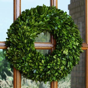 24” Preserved Boxwood wreath/Gift/Boxwood wreath/Holiday wreaths/Christmas/24 inch Preserved boxwood wreath/door wreath/Boxwood/dried floral