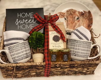 New Home Gift Gift Baskets Home Sweet Home Realtor Etsy Israel