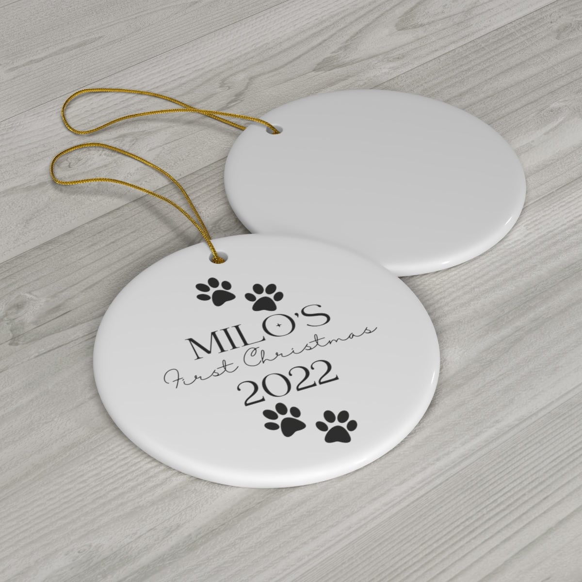Dogs First Christmas Ornament Puppy First Christmas Dog Mom Gift Custom