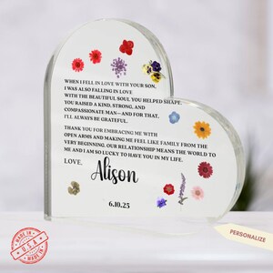 Personalized Mother of the Groom Gift, Custom Mother of the Groom Gift Plaque, Sentimental Gift from Bride, Wedding Keepsake Gifts