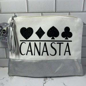 Gepersonaliseerde Canasta-etui met glitternaam