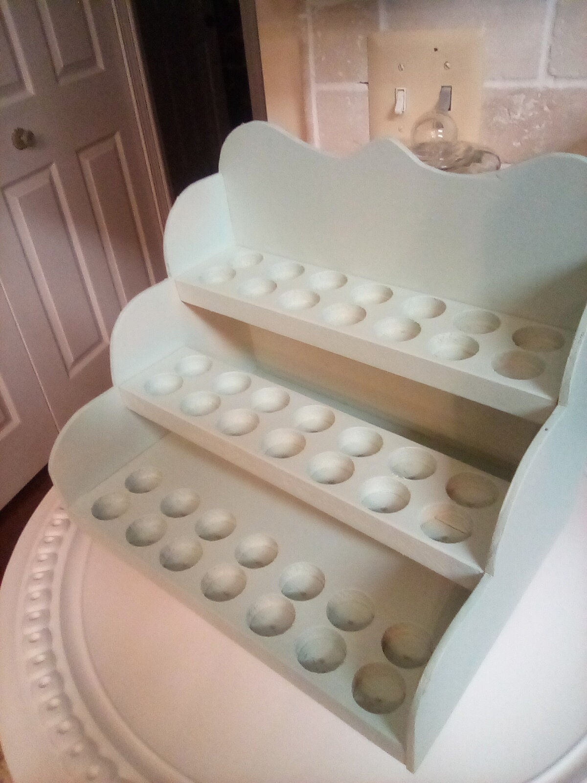 Essential Oil Bottle Storage Rack Holds 42 Doterra Type Etsy