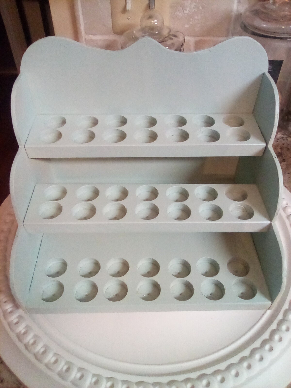 Essential Oil Bottle Storage Rack Holds 42 Doterra Type Etsy