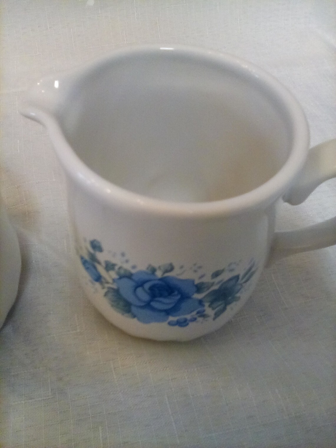 Corelle Sugar and Creamer Vintage From 1980's Excellent Etsy