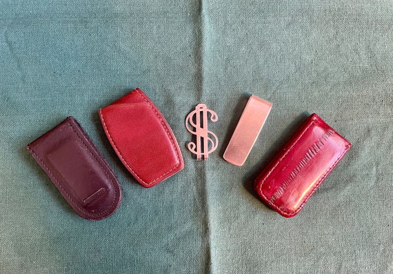 MONEY CLIPS Vintage=5 choices! Coach rich brown l… - image 9