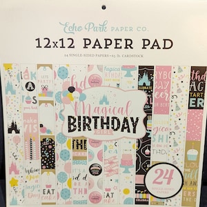 Echo Park: Magical Birthday Girl 12x12 Paper Pad