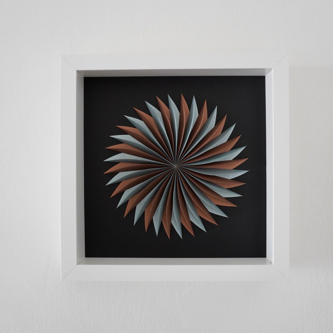 Paper Art Wall Hanging Modern Wall Sculpture Floral Wall Etsy