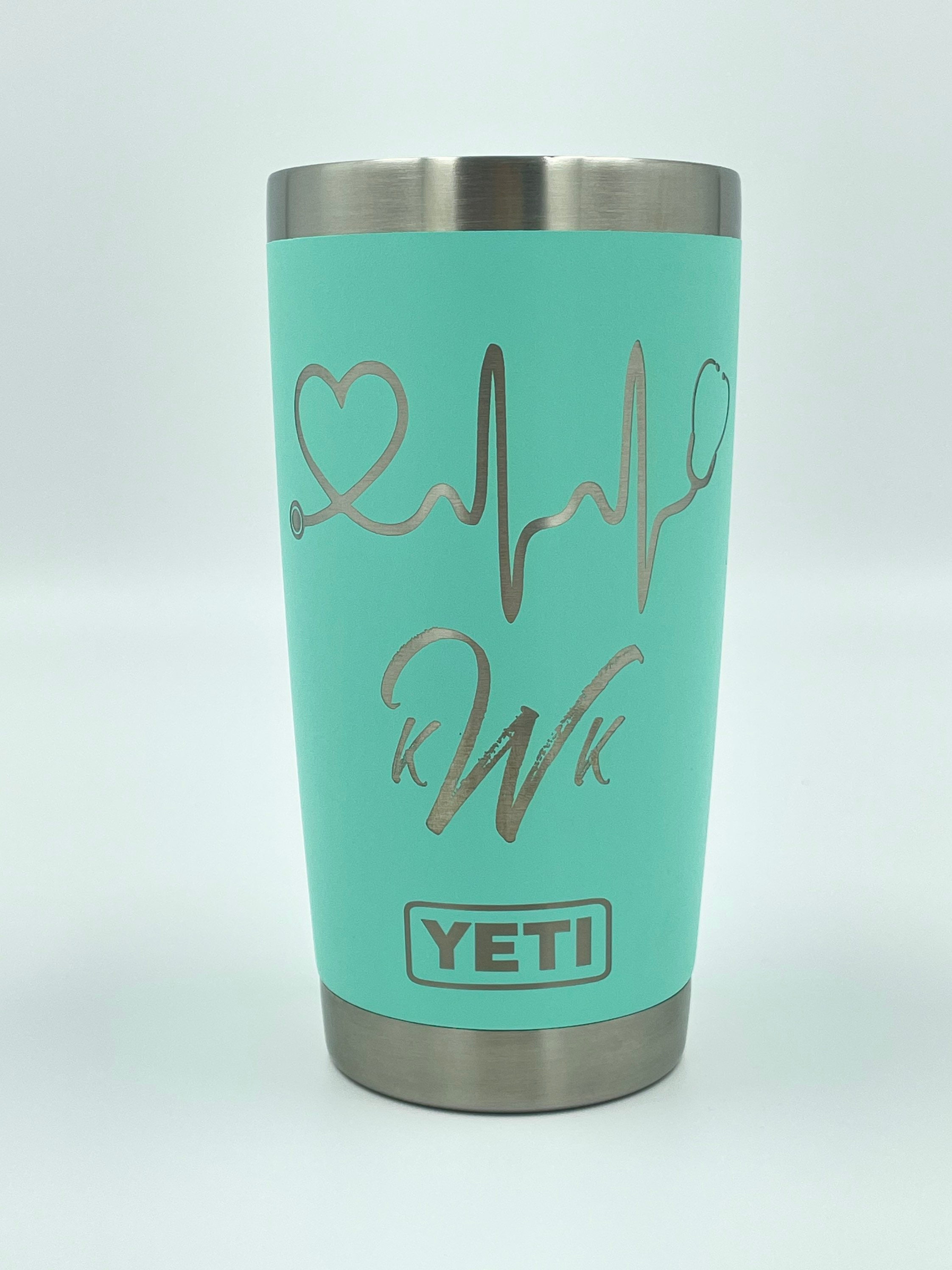 Nurse Love Engraved 20 oz YETI Insulated Cup Etsy