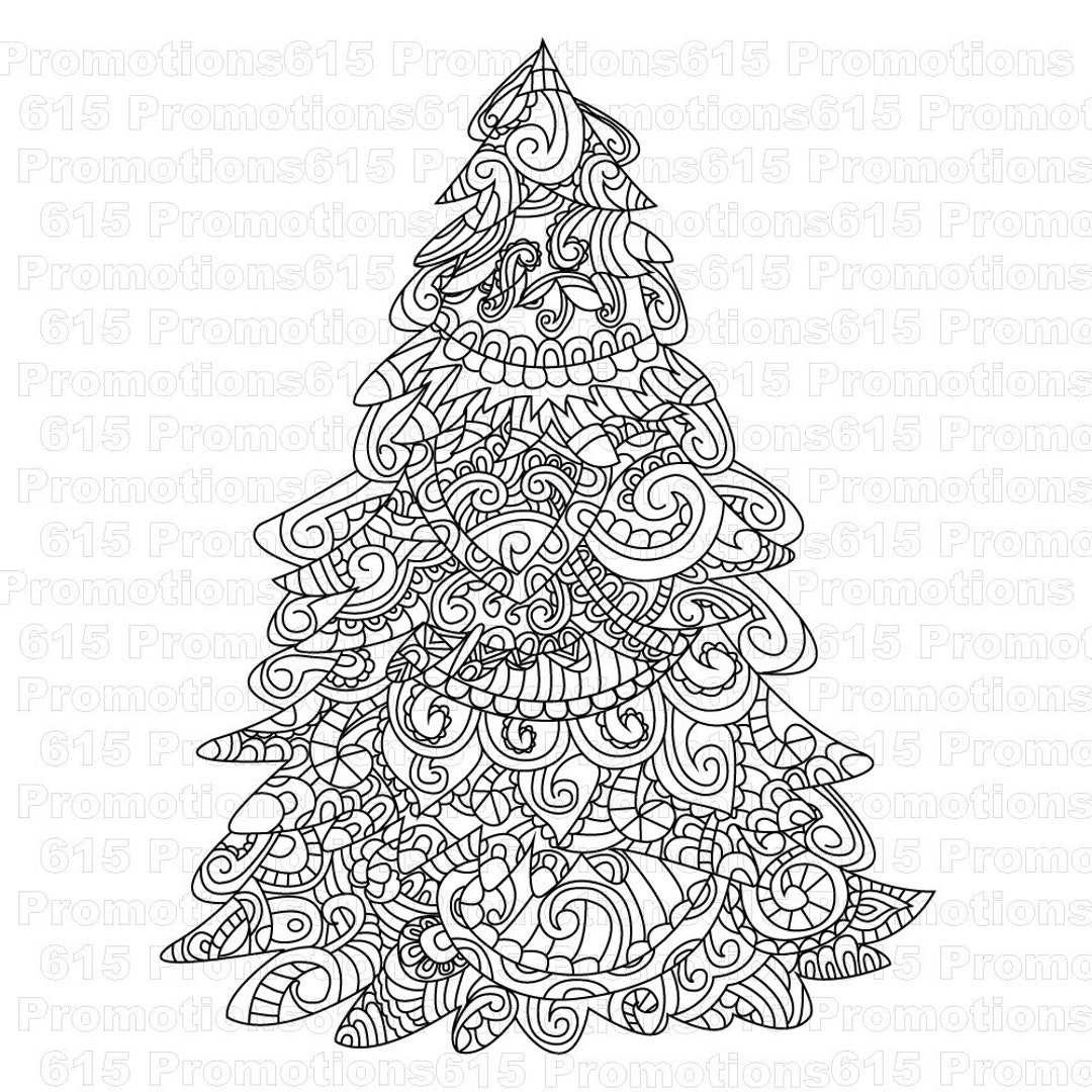 24-x-24-large-coloring-poster-christmas-tree-etsy