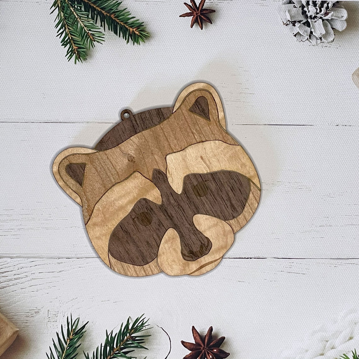 Forest Animals Christmas Ornament Set Etsy