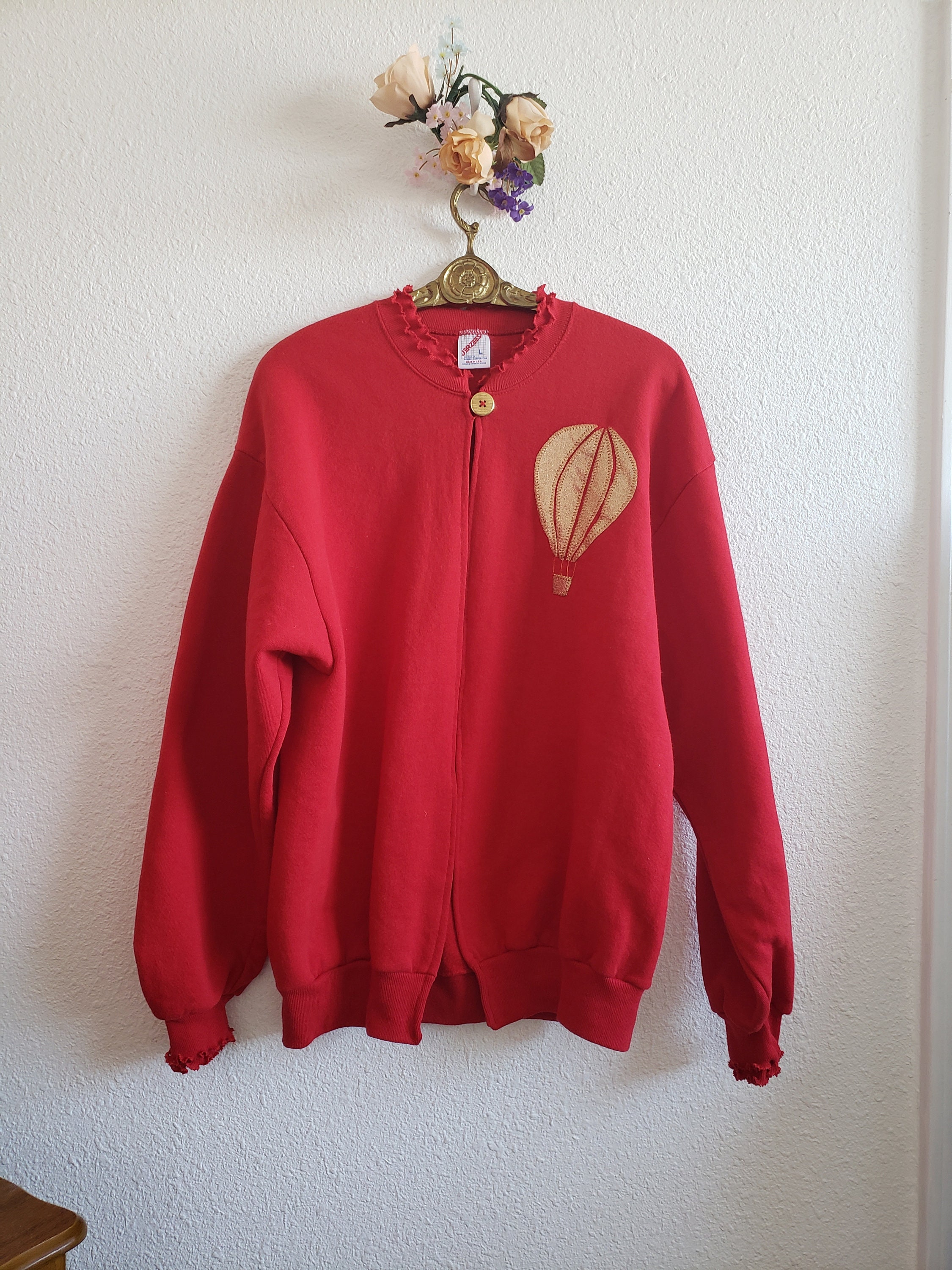 Jerzees Cardigan Etsy