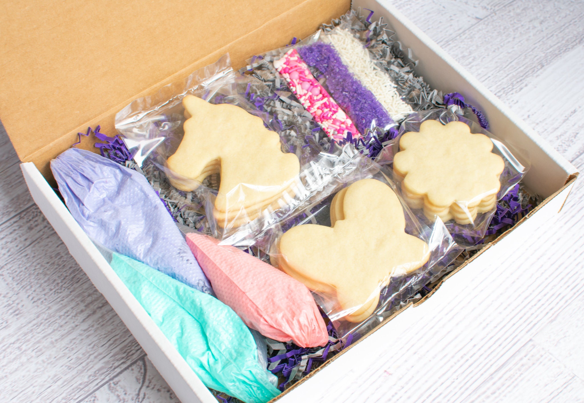 DIY Sugar Cookie Decorating Kits Cookie Kit Sugar Cookies Etsy