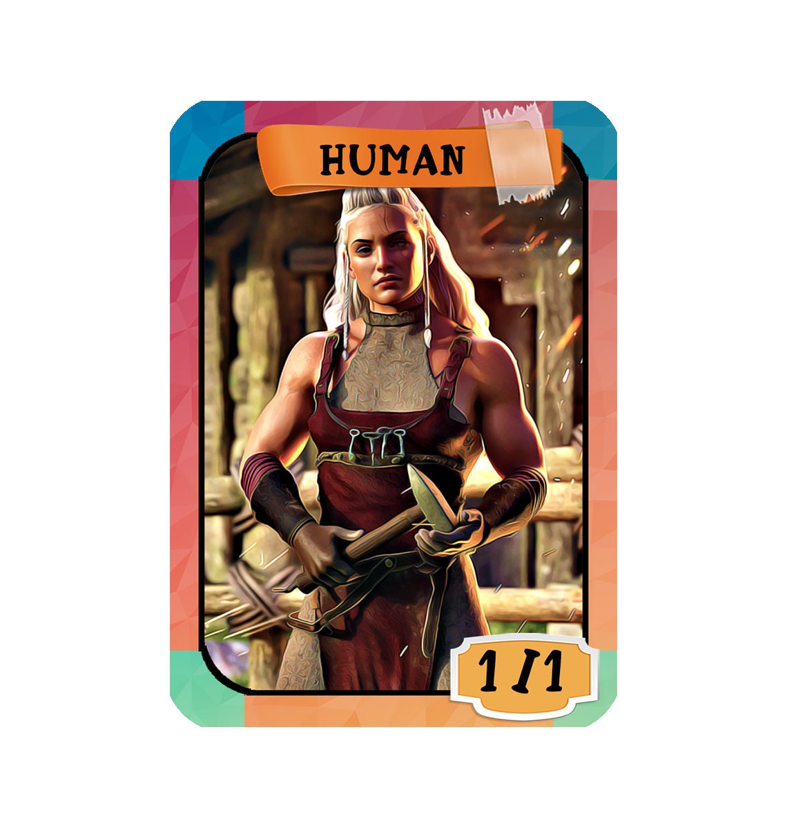 10 Human Tokens for Magic the Gathering Etsy