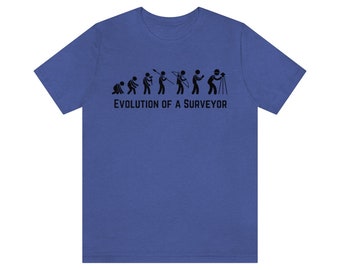 Evolution of Surveyor T-shirt – Funny Land Survey Gift - Etsy