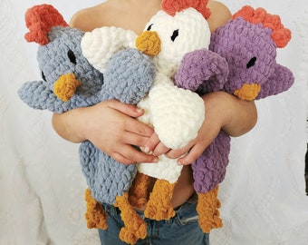 Made To Order Henry & Henrietta Chicken Snuggler | Customizable | Lovey | Build Your Own