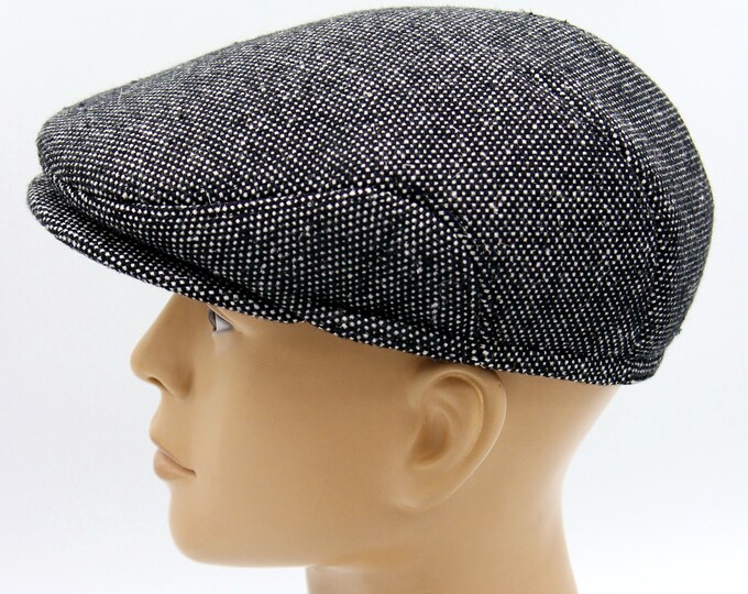 Flat cap grey hat Gatsby men.