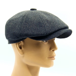 Warm Newsboy Cap Hat Baker Boy Wool Grey - Etsy