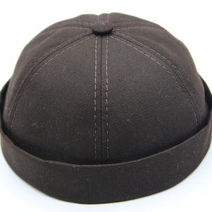 Docker Hut aus Baumwolle – Sommermütze ohne Rand – Krempenlose Beanie im Dockers Style – lässige Geschenkmütze, leichtes Modeaccessoire