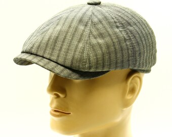 Cap for Summer Newsboy Hat is Grey 