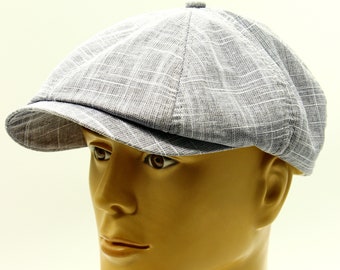 Gorra Newsboy azul para verano