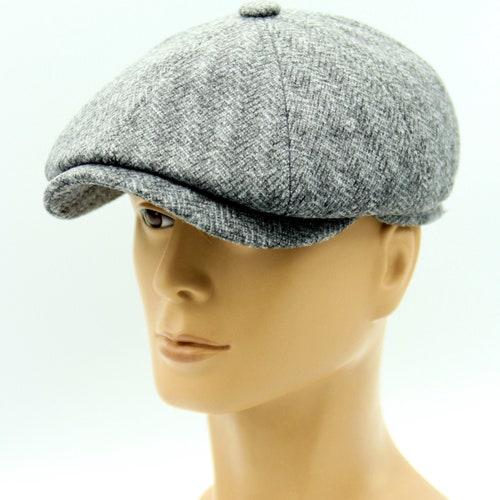 Brown Newsboy Cap Wool Baker Boy Hat - Etsy