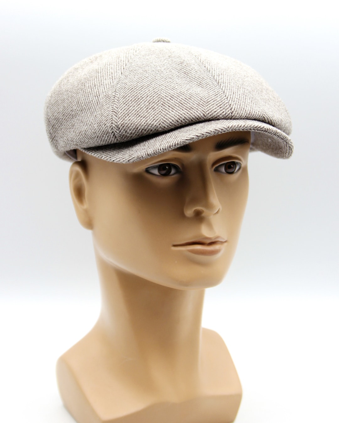 Baker Boy Hat Men's Newsboy Slouchy Cap 8 Panel. Etsy