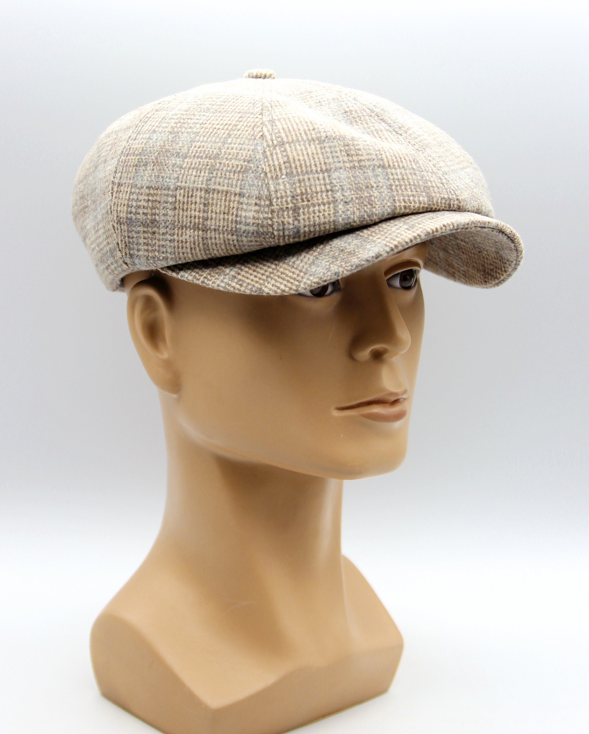 Baker boy hat newsboy cap men's slouchy 8 panel. Etsy
