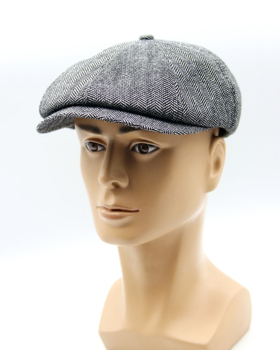 Baker boy hat newsboy cap man vintage gatsby hat flat cap. | Etsy