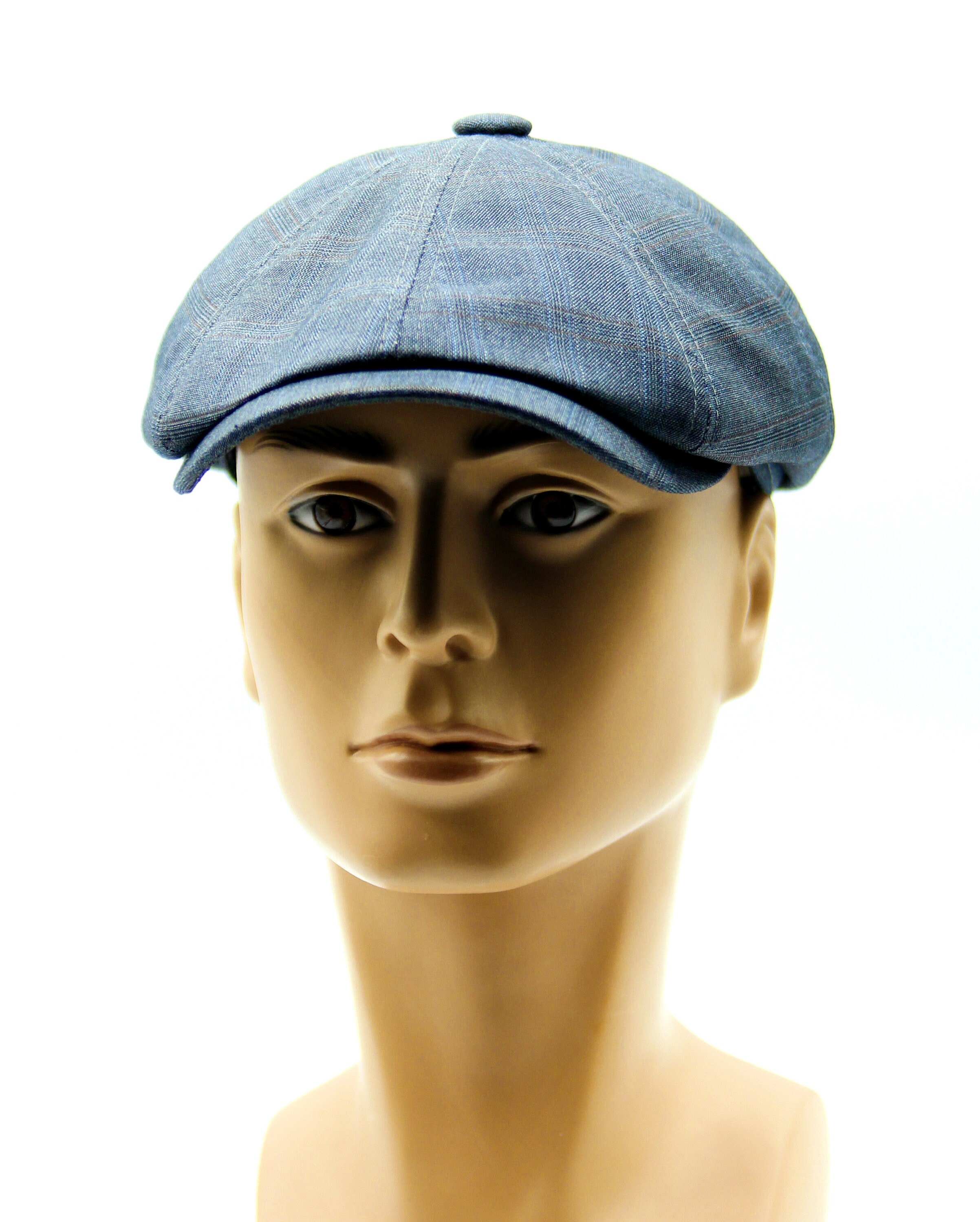 Men's Cap for Summer Newsboy Cap is Grey. Etsy