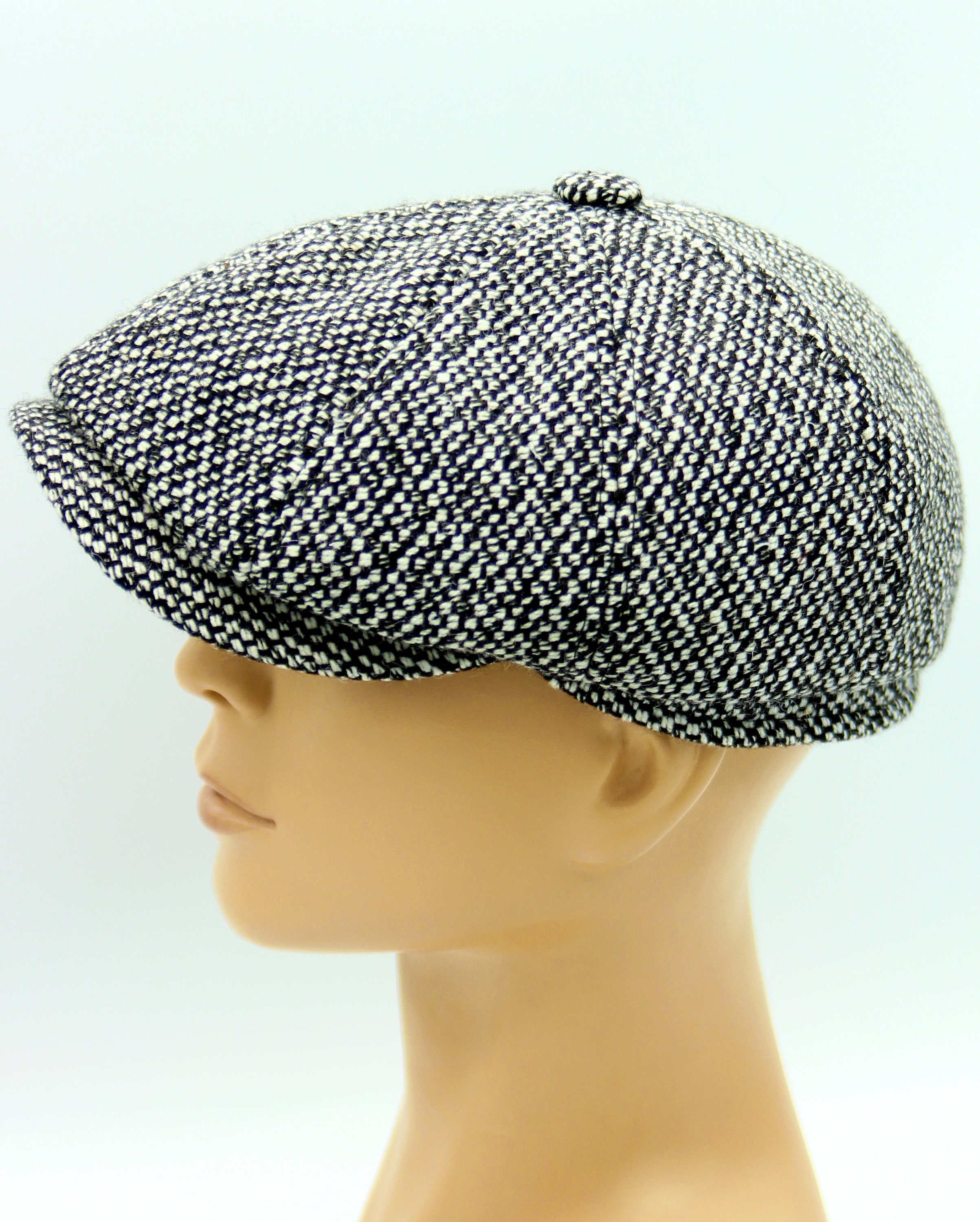 Mens Newsboy Cap Grey Color Etsy
