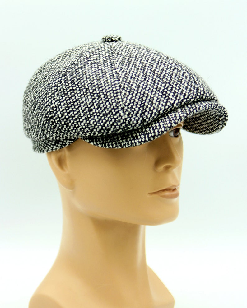 Mens Newsboy Cap Baker Boy Hat Grey Color Etsy
