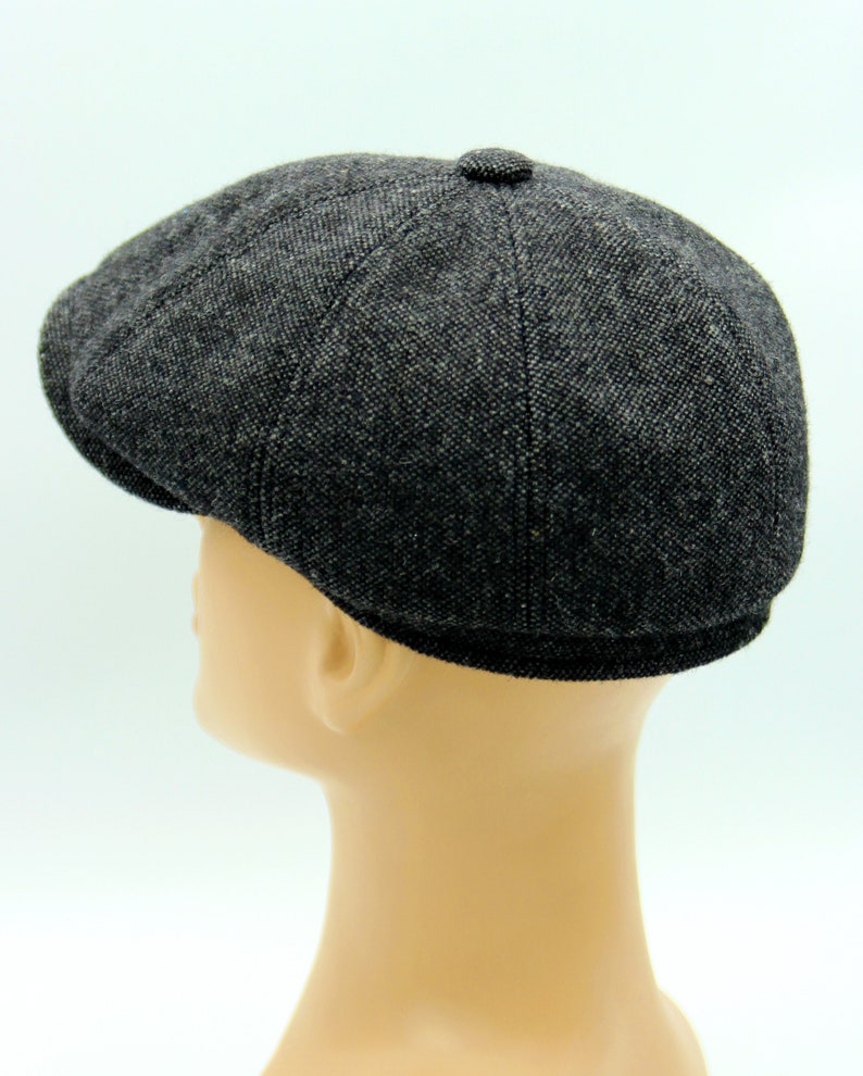 Vintage Man Gatsby Baker Boy Hat Newsboy Cap Flat Mens Gray - Etsy