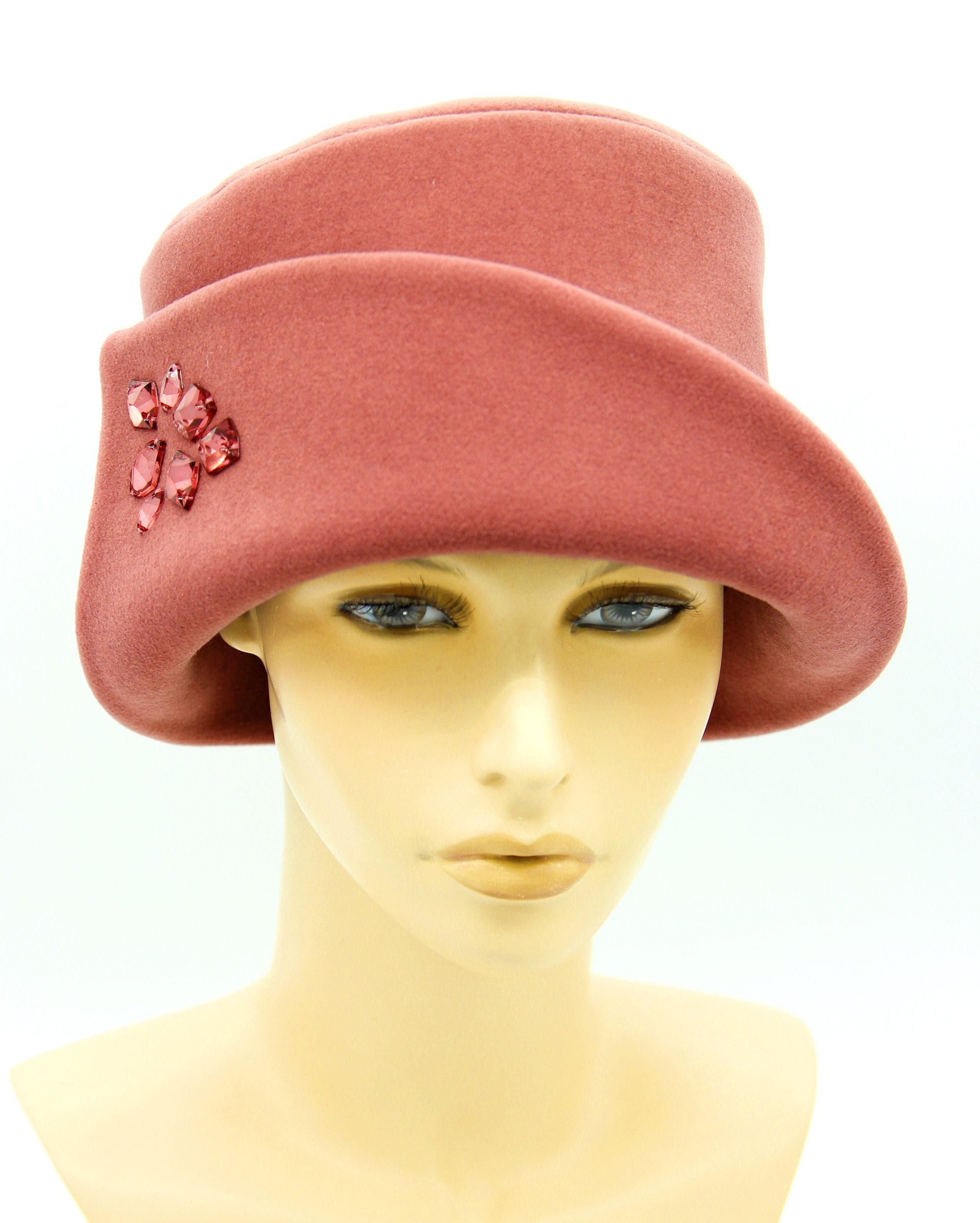 Cloche Hat Elizabeth Cashmere Hat 