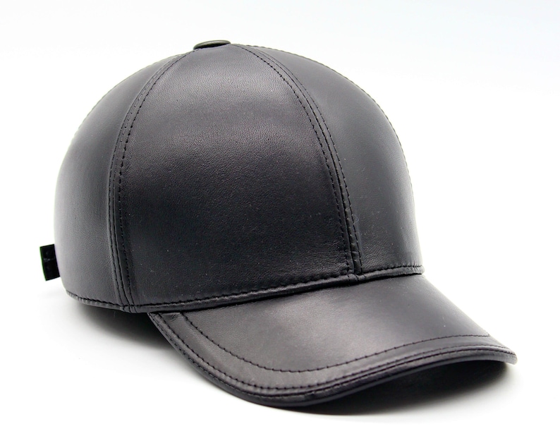 mens leather baseball cap