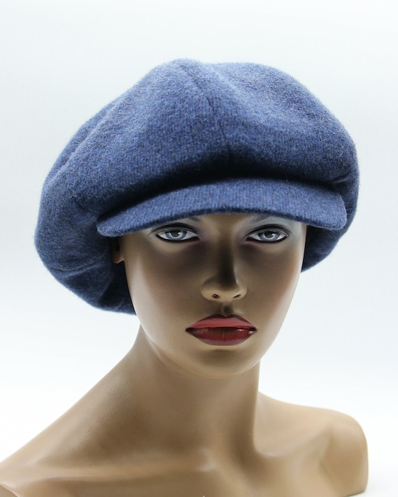 Vintage Newsboy Hat - 8 Panels Cabbie Hat - Adjustable Cotton Cap Brown Vintage Newsboy Cap Gatsby Hat Classic 8 Panel Flat  main image 4